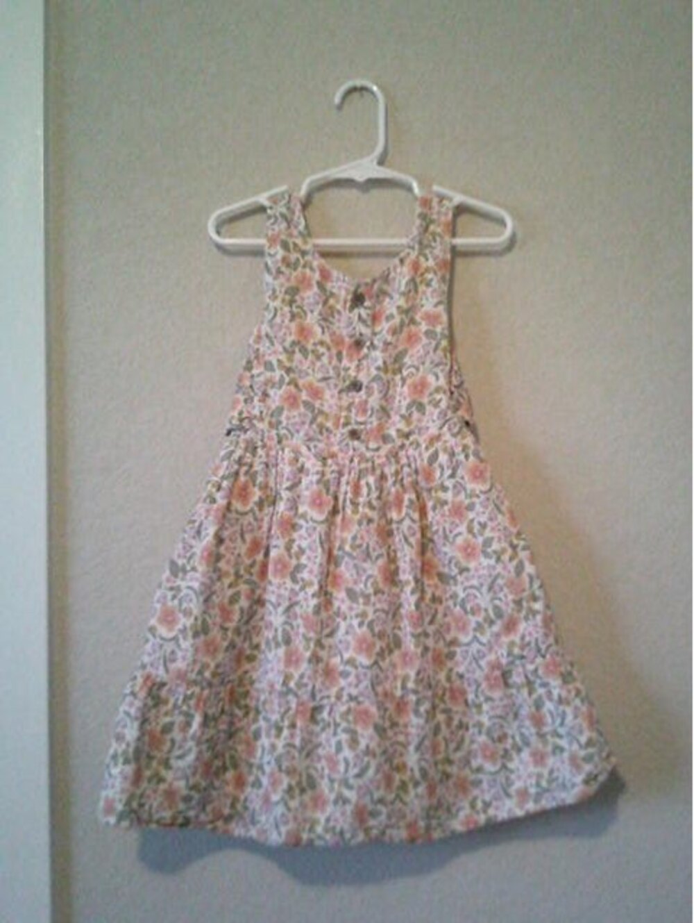 Girls floral sleeveless dress